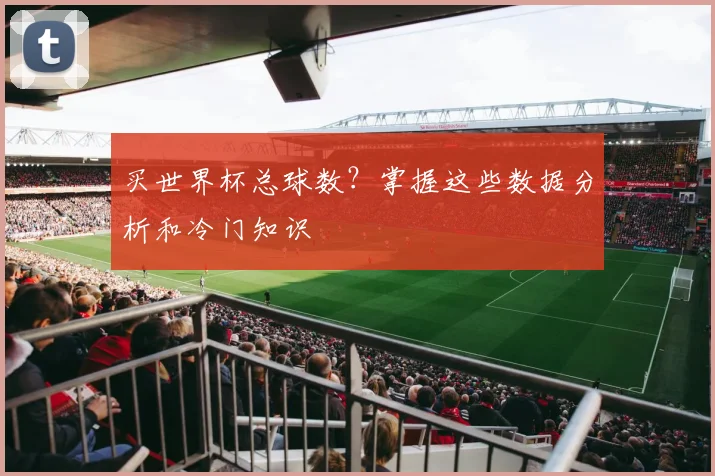 买世界杯总球数？掌握这些数据分析和冷门知识
