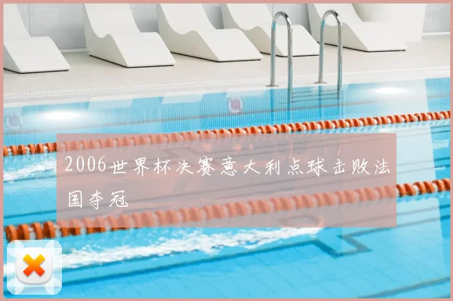 2006世界杯决赛意大利点球击败法国夺冠