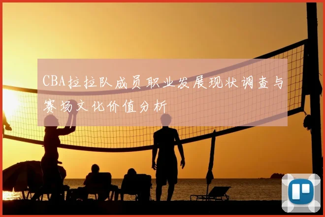 CBA拉拉队成员职业发展现状调查与赛场文化价值分析