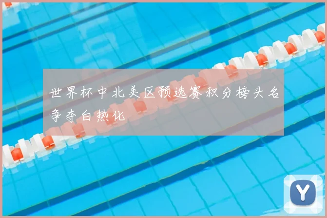 世界杯中北美区预选赛积分榜头名争夺白热化